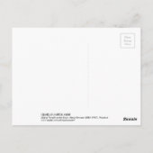 雪 の 増 寺, Zôjô-ji Tempel im Schnee, Hasui Kawase Postkarte (Rückseite)