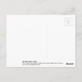 雪 の 橋, Schnee auf der Heiligen Brücke in Nikkô, Ha Postkarte (Rückseite)