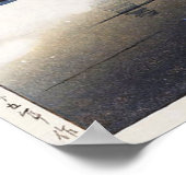 雪 の 清 寺, Schnee in Kiyomizu Temple, Hasui Kawase, Poster (Ecke)