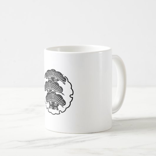 雪 輪 に 出 階 松 三 KAFFEETASSE (VorderseiteRechts)