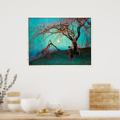 雲 井 桜, Kumoi-Kirschblüten, Yoshida, Holzschnitt Poster (Küche)