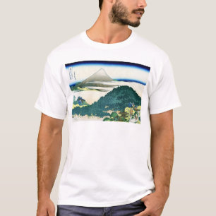 青 山 円 松, 北 Blick 斎 Fuji von Aoyama, Hokusai, Ukiyo T-Shirt