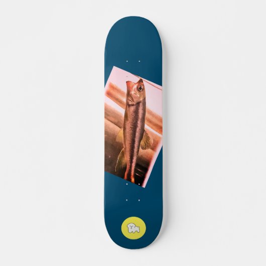 顎外れたカワムツ(川魚) SKATEBOARD (Vorne)