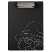 顔　白ライン　クリップボード KLEMMBRETT (Vorderseite)