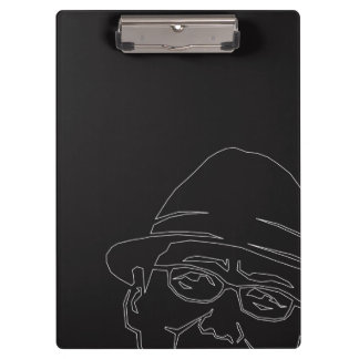 顔 白ライン クリップボード KLEMMBRETT