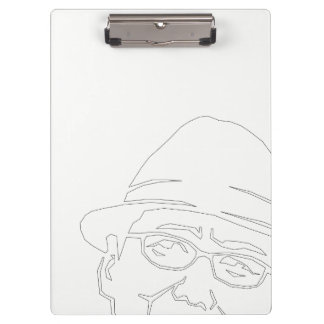 顔 黒ライン クリップボード KLEMMBRETT