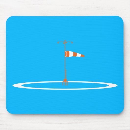 風向旗で風向きと風速をチェック MOUSEPAD (Vorne)