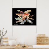飛び出す大型熱帯魚たち,N0.01 POSTER (Küche)