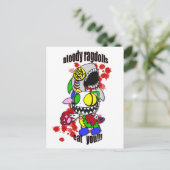 食 べ ち ゃ ぞ う POSTKARTE (Stehend Vorderseite)