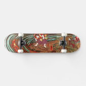 鬼若丸の鯉退治, 国芳 Monster-Karpfen, Kuniyoshi, Ukiyo-e Skateboard (Horizontal)