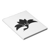 鬼 花 菱 鶴 NOTIZBLOCK (angewinkelt)