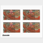 鬼 若 丸 の 退治, 鯉, da国芳 rechteckiger aufkleber (Blatt)