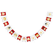 鮑鮑 Frack-Flaggen-Flaggen Wimpelkette (Alle)