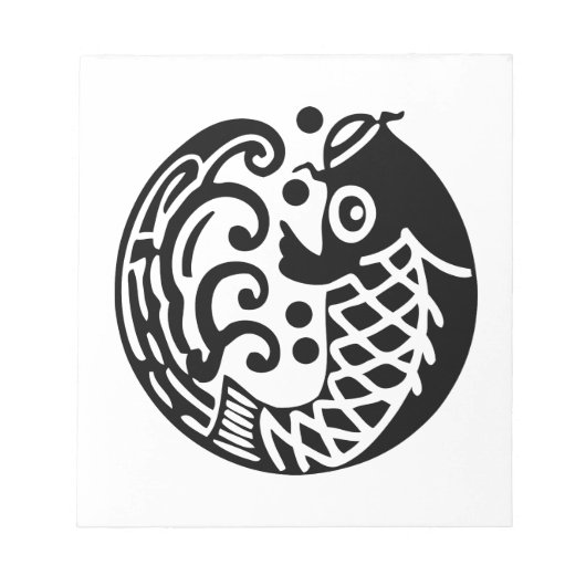 鯉 に 波 NOTIZBLOCK (Vorderseite)