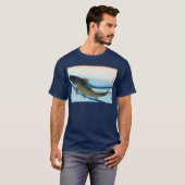 鯉, 広 重 Karp, Hiroshige, Ukiyoe T-Shirt (Vorne ganz)