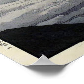 鳳 凰 山, Hōō, Hiroshi Yoshida, Woodcut Poster (Ecke)