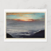 鳳 凰 山, Hōō, Hiroshi Yoshida, Woodcut Postkarte (Vorderseite)