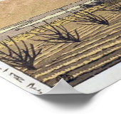 鳴 の 士, Fuji aus Narusawa, Hasui Kawase. Poster (Ecke)