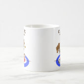 【鴨カーリング】 Mallard Curling Kaffeetasse (Mittel)