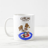 【鴨カーリング】 Mallard Curling Kaffeetasse (Links)