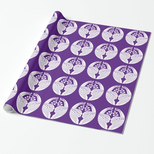 鶴 り GESCHENKPAPIER (Ungerollt)