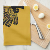 鷹の羽団扇 HANDTUCH (Viertel Falte)