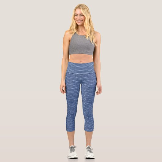 麻の葉模様 CAPRI LEGGINGS (Vorderseite)