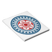 麻雀牌 1筒 イーピン_ロゴのみ-01 NOTIZBLOCK (angewinkelt)