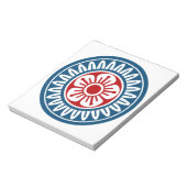 麻雀牌 1筒 イーピン_ロゴのみ-01 NOTIZBLOCK (Rotiert)