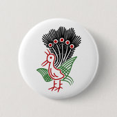 麻雀牌 1索 イーソウロゴのみ-01 BUTTON (Vorderseite)