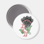 麻雀牌 1索 イーソウロゴのみ-01 MAGNET (Vorderseite/Rückseite)