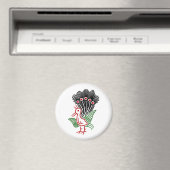 麻雀牌 1索 イーソウロゴのみ-01 MAGNET (In Situ (Geschirrspüler))