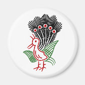 麻雀牌 1索 イーソウロゴのみ-01 MAGNET (Vorne)