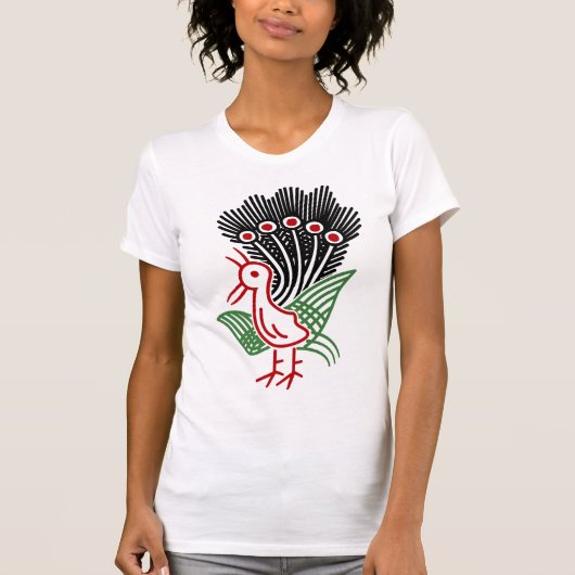 麻雀牌 1索 イーソウロゴのみ-01 T-Shirt (Vorderseite)