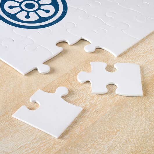 麻雀牌 8筒 / EIGHT OF CIRCLES -MAHJONG TILE- PUZZLE (Seite)