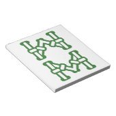 麻雀牌 8索 / EIGHT OF BAMBOOS -MAHJONG TILE- NOTIZBLOCK (angewinkelt)