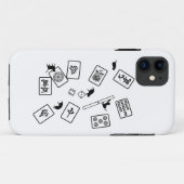 麻雀猫 mahjong cat Case-Mate iPhone hülle (Rückseite (Horizontal))