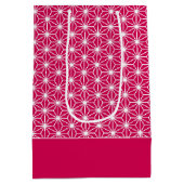 麻 の 葉 | ASANOHA Japanischer Kimono Mustertasche Mittlere Geschenktüte (Rückseite)