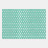 麻 の 葉 ASANOHA | Japanisches KIMONO-Muster Geschenkpapier Set (Vorderseite 2)