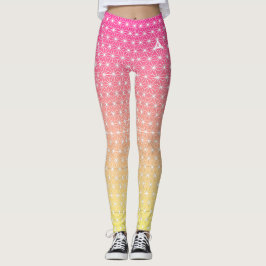 麻 の 葉 ASANOHA | Japanisches traditionelles KIMONO- Leggings