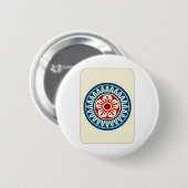 麻 雀 1 筒 / EINES DER KREISE - MAHJONG TILE- BUTTON (Vorne & Hinten)