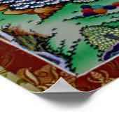 黃 神35佛Gelbe Jambhala n 35 Buddhas Poster (Ecke)