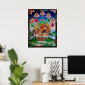 黃 財 神5 Buddha Mantra Yellow Jambhala Poster (Heimbüro)