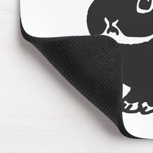 黒いうさぎ MOUSEPAD (Ecke)