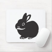 黒いうさぎ MOUSEPAD (Mit Mouse)