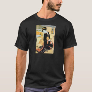 黒い着物の女, 豊国 Frau des schwarzen Kimonos, Toyokuni T-Shirt