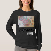 黒地に「縁結曼荼羅」 Tシャツ T-Shirt (Vorderseite)