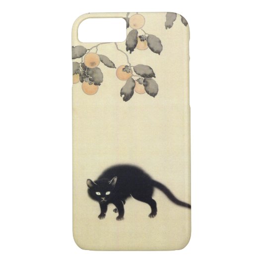 黒猫, 春草 schwarze Katze (Detail), Shunsō, japanische Case-Mate iPhone Hülle (Rückseite)