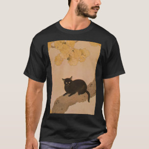 黒 猫, 春 草 Black Cat, Shunsō T-Shirt