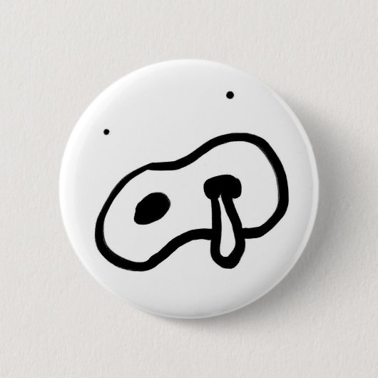 鼻水ぶた BUTTON (Vorderseite)
